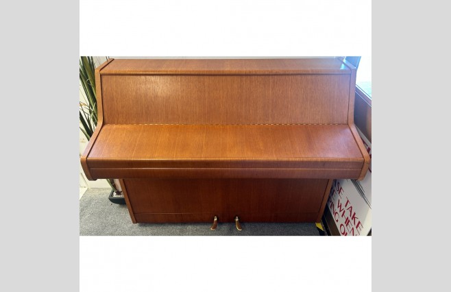 Bentley Satin Teak Mini Upright Piano, Used - All Inclusive Premium Package (SN:136440) - Image 4